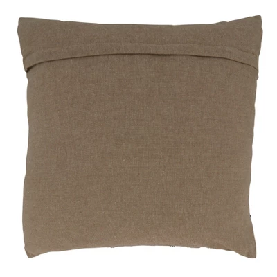 Saro Lifestyle Beaded Scallop Pillow - Poly Filled, 16" Square, Pink 1 Saro Lifestyle Beaded Scallop Pillow - Poly Filled, 16" Square, Pink