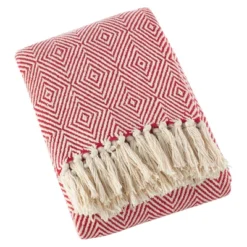 50"x60" Soft Cotton Diamond Weave Throw Blanket - Saro Lifestyle 16 50"x60" Soft Cotton Diamond Weave Throw Blanket - Saro Lifestyle -Winter Glow Store GUEST df23e655 7c6f 4383 985d b8a08d8bdf5e