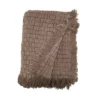 Saro Lifestyle Warm Waffle Weave Throw