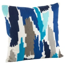 20"x20" Embroidered Brushstroke Design Throw Pillow - Saro Lifestyle 6 20"x20" Embroidered Brushstroke Design Throw Pillow - Saro Lifestyle -Winter Glow Store GUEST df92b5de 34b0 400c bda8 789ef6134e7c