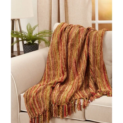 50"x60" Chenille Throw Blanket - Saro Lifestyle 3 50"x60" Chenille Throw Blanket - Saro Lifestyle - Image 3