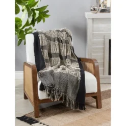 Saro Lifestyle Striped Design Cotton Throw Blanket 5 Saro Lifestyle Striped Design Cotton Throw Blanket -Winter Glow Store GUEST e1c78055 9992 489d ab40 256019b0fe0a