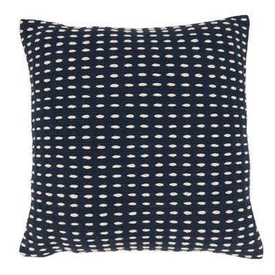 20"x20" Oversize Woven Wonder Dashed Square Throw Pillow Cover - Saro Lifestyle 4 20"x20" Oversize Woven Wonder Dashed Square Throw Pillow Cover - Saro Lifestyle - Image 4
