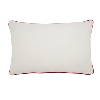 Saro Lifestyle Christmas Trees Down Filled Throw Pillow, 12"x18", Multi 1 Saro Lifestyle Christmas Trees Down Filled Throw Pillow, 12"x18", Multi