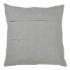 18"x18" Down Filled Pin-Tucked Square Throw Pillow Gray - Saro Lifestyle