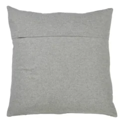 18"x18" Down Filled Pin-Tucked Square Throw Pillow Gray - Saro Lifestyle