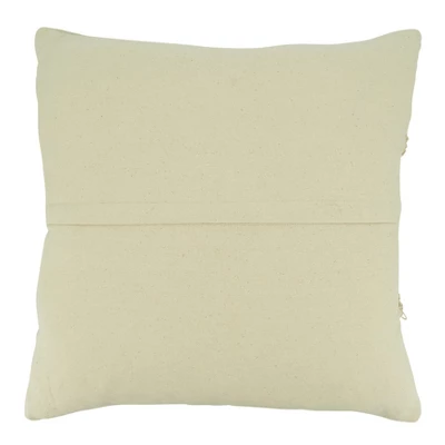 Saro Lifestyle Stripe Chindi Design Pillow Cover, 20", Black 1 Saro Lifestyle Stripe Chindi Design Pillow Cover, 20", Black