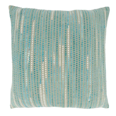 Saro Lifestyle Striped Woven Throw Pillow With Poly Filling 4 Saro Lifestyle Striped Woven Throw Pillow With Poly Filling - Image 4