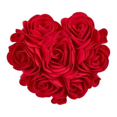 Saro Lifestyle Throw Pillow With Heart Felt Design 5 Saro Lifestyle Throw Pillow With Heart Felt Design - Image 5