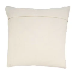 Saro Lifestyle Beaded Poinsettia Decorative Pillow Cover, Red, 16"