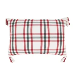 Saro Lifestyle Tasseled Plaid Outdoor Down Filled Throw Pillow 6 Saro Lifestyle Tasseled Plaid Outdoor Down Filled Throw Pillow -Winter Glow Store GUEST ecffb76d 6e0b 4add 9b86 e7ab40ca725f 1