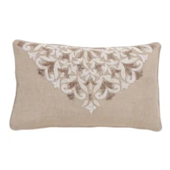 Saro Lifestyle Saro Lifestyle Beaded + Embroidered Decorative Pillow Cover 6 Saro Lifestyle Saro Lifestyle Beaded + Embroidered Decorative Pillow Cover -Winter Glow Store GUEST ef309e89 babe 4d29 bf71 e375f1ab68ab
