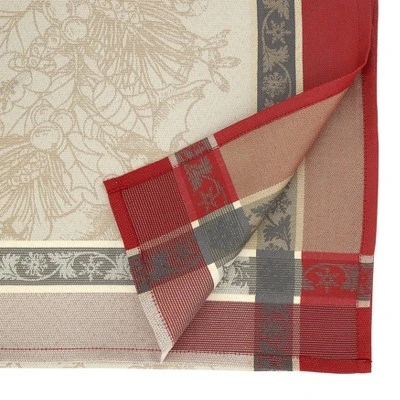 Saro Lifestyle Tablecloth With Jacquard Christmas Design 1 Saro Lifestyle Tablecloth With Jacquard Christmas Design