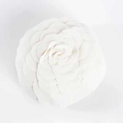 Saro Lifestyle Circular Multicolor Flower Decorative Throw Pillow 6 Saro Lifestyle Circular Multicolor Flower Decorative Throw Pillow - Image 6