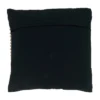 20"x20" Oversize Cotton With Knotted Design Square Throw Pillow Cover Black/White - Saro Lifestyle
