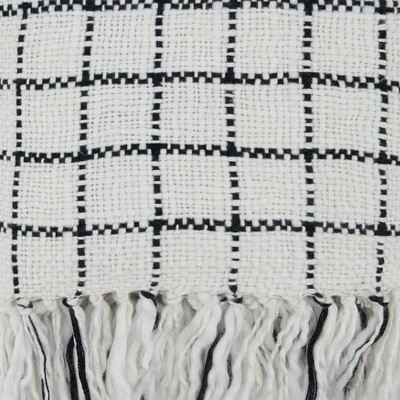 Saro Lifestyle Checkered Throw, 50x60 Inches, Multicolored 2 Saro Lifestyle Checkered Throw, 50x60 Inches, Multicolored - Image 2