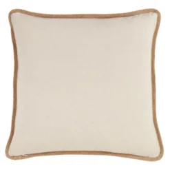 Saro Lifestyle Turkey Decorative Pillow Cover, Natural, 18"