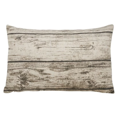 Saro Lifestyle Printed Wood Decorative Pillow Cover 2 Saro Lifestyle Printed Wood Decorative Pillow Cover - Image 2