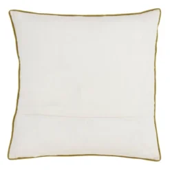 18"x18" Poly Filled Beaded Pineapple Square Throw Pillow White - Saro Lifestyle