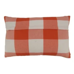 Saro Lifestyle Saro Lifestyle Pillow Cover With Buffalo Plaid Design