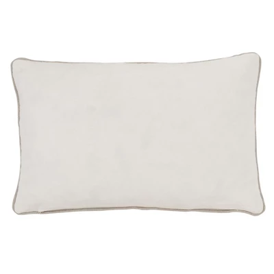 Saro Lifestyle Embroidered Flower Decorative Pillow Cover 1 Saro Lifestyle Embroidered Flower Decorative Pillow Cover