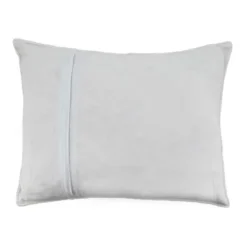 Saro Lifestyle Saro Lifestyle Cotton Pillow Cover With Crochet Design, Multi, 12"x16"