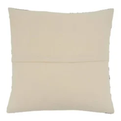 22"x22" Oversize Striped Weave Poly Filled Square Throw Pillow - Saro Lifestyle: Cotton & Acrylic, Modern Decor, Indoor Use, Zippered