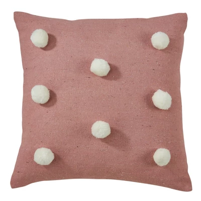 Saro Lifestyle Pom Pom Decorative Pillow Cover 3 Saro Lifestyle Pom Pom Decorative Pillow Cover - Image 3