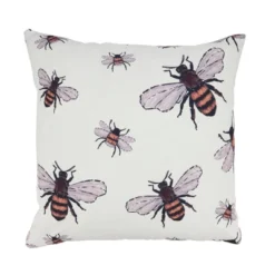Saro Lifestyle Adorable Bumble Bee Outdoor Pillow With Poly Fill, 18"x18", Off-White 7 Saro Lifestyle Adorable Bumble Bee Outdoor Pillow With Poly Fill, 18"x18", Off-White -Winter Glow Store GUEST ff03de51 764d 4e38 92f1 76031b30c8f3